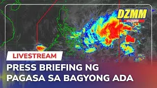 LIVE: PAGASA briefing on TD Ada | DZMM Teleradyo (15 January 2026)