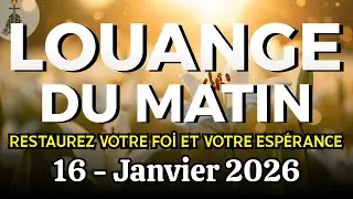 Louange Du Matin | Vendredi 16 Janvier 2026 | Restaurez Votre Foi Et Votre Espérance Par La Musique