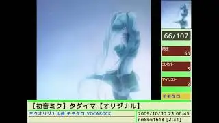 Daily VOCALOID Catalog: October 30th, 2009 (All Deleted Songs)