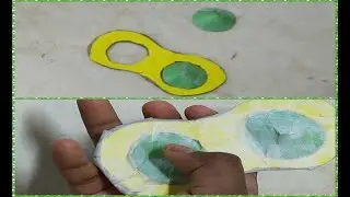 How to make a simple dimple fidget using paper || Easy craft for kids || #Craft || #RRMK