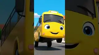 🚗 Wheels on the Bus Song 🎶 | Bus Nursery Rhyme for Kids & Toddlers | Fun Animated Sing-Along 🎵