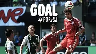 GOAL: Chris Wondolowski puts away a free header | Portland Timbers vs. San Jose Earthquakes