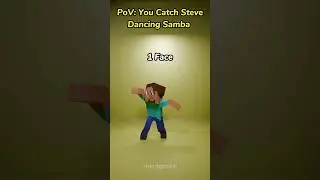Steve Dancing Samba VS Cloth Simulation 🔥