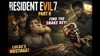 Resident Evil 7 Part 8 | Lucas Kidnaps Zoe 😱 | Find the Snake Key in Dissection Room