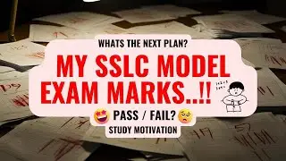My SSLC Model Examination Marks🙃Study Motivation&hearts;️Low marks?? Abhinav AK