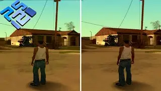 GTA SA: Ghost blur effect (PCSX2 1.6.0)