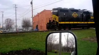 ND&W 3054 leaves yard in Defiance