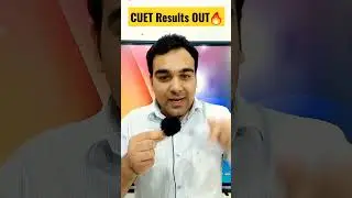 CUET 2022 Results OUT🔥 #shorts
