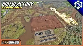Huge MotoFactory Compound! - MX Bikes Gameplay
