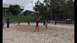 QLD Beach Volleyball Tour Rd 7A Sam/Dexter Vs Doyle/Hickson Quarterfinal 
