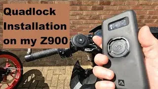 Quad Lock Installation on my Z900