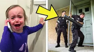 Girl Calls Police Saying, ''I'm Scared '' Cop Can't Believe His Eyes When He Enters Her House