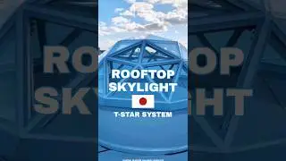 Rooftop Skylight. Geodesic dome frame kit.
