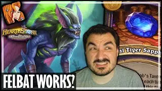 FELBAT BUILDS CAN STILL WORK?! - Hearthstone Battlegrounds
