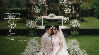 Eric & Gaby Same Day Edit Wedding at Tanah Gajah Ubud Bali 4K
