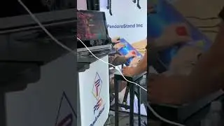Game console enthusiasts are trying out our new product--the PandoraStand