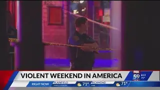 Violent weekend in America