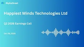 Happiest Minds Technologies Ltd Q2 FY2025-26 Earnings Conference Call
