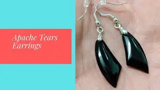 Turn Apache Tears Into Jewelry #apachetears #apachetearcabochon #cuttingapachetears