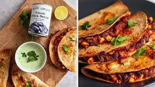 Crispy Baked Black Bean Tacos 🌮