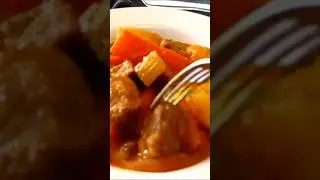 Традиционное нежное рагу из говядины 😋 Настоящая домашняя еда 😍 #еда #готовка #говядина #рагу #ре...