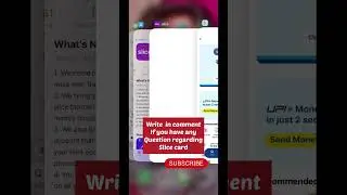 Slice Borrow Repayments | Slice Card Bill | How slice works? By ARS Global Info #shorts