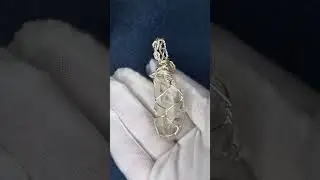New pendant with a crystal I found.  