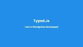 jQuery Typed Js Plugin use with HTML CSS | Typed.js Plugin HTML CSS @raselcoder