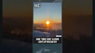 Russian Skies Light Up As Rare &lsquo;Three Sun&rsquo; Phenomenon Dazzles The Northwest | #shorts