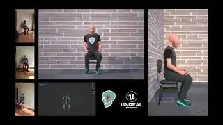 FreeMoCap motion capture in Unreal Engine - Demo