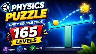 Unity Physics Puzzle Project | Unity 2D Puzzle Game | Unity Draw Line Puzzle Game