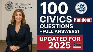 USCIS 100 Civics Questions and Answers (Random) U.S. Citizenship Interview 2024 Practice Test #n400