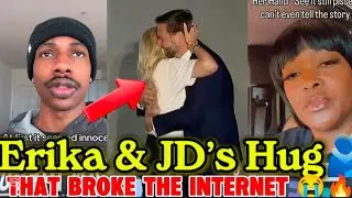 The Internet Reacts to Erika Kirk & JD Vance&rsquo;s Awkward Viral Hug 😭☕️