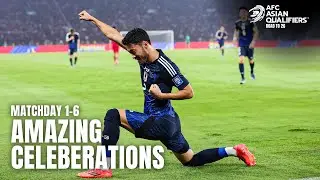 Pure Emotions, Fun and Passion: Asia's Best Goal Celebrations🤩 | AFC Asian Qualifiers&trade; Road to 26