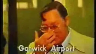 Bill Haley arriving in England 1979