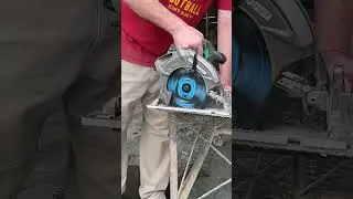 Cement Fiber Board is hard to cut, but.......