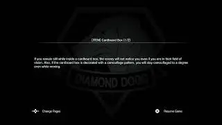 Tactical Espionage Tuesday - MGSVPP Secret Agent Man Edition