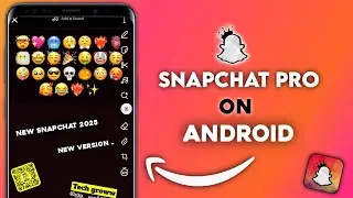 Snapchat pro On Android 2025🤯 new version🚀| Ios Emojis On Android #snapchat #tech