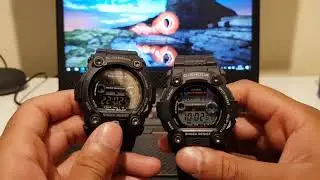 NEGATIVE VS POSITIVE LCD G Shock- Quick comparison