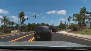 Driving San Diego Freeway and North County in May 2020