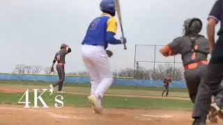 Delaware University Fighting Hens commit CHASE DIEBLER (RHP) STRIKING OUT 8 Batters!