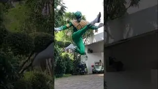 Green Ranger Kick by Brian Wilson! #Shorts #PowerRangers #Cosplay