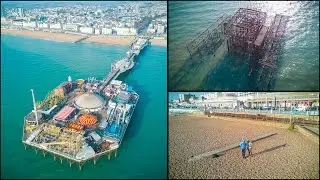 Brighton Winter - day trip with some sea droning