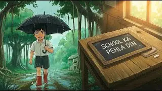 SCHOOL KA PEHLA DIN - Ghibli Village Stories Nostalgia