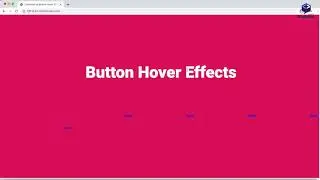 🔴 How to create a Advanced CSS Button Hover Animation Effects  🔴