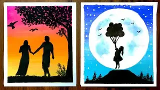 3 Beautiful Painting Ideas for Beginners | Poster Colour Painting Ideas | Art for Home Decor