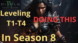 How to Go T1-T4 FAST. Diablo 4 Leveling Explained.