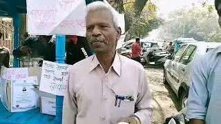 Civil engineering graduate student protest in pune..