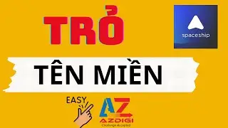 Hướng Dẫn Trỏ T&ecirc;n Miền acvquangcao.com B&ecirc;n Spaceship về Hosting Azdigi