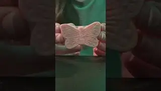 ASMR Tapping With Butterfly Soap Wrapped in Saran Wrap